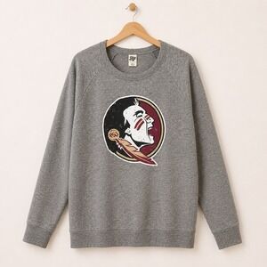 Blue 84 Collegiatecore Graphic Sweatshirt Mens XXL Gray Florida State Varsity